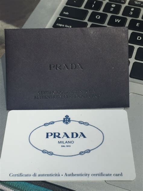 prada real or fake|authenticity card prada.